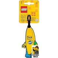 53057 Bag - Luggage Tag, Silicone, LEGO Banana Guy
